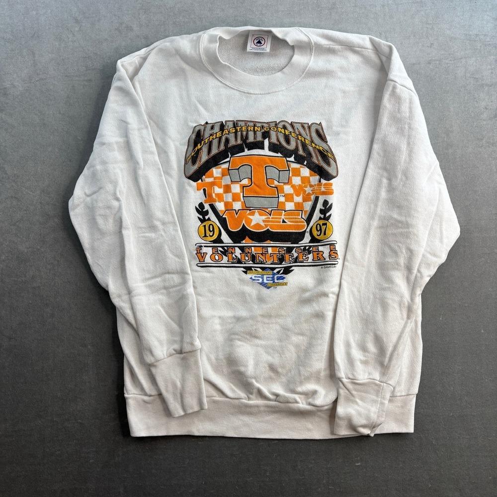 Vintage Tennessee Vols‎ SEC Champions Crewneck Sweatshirt Men's L USA 1997